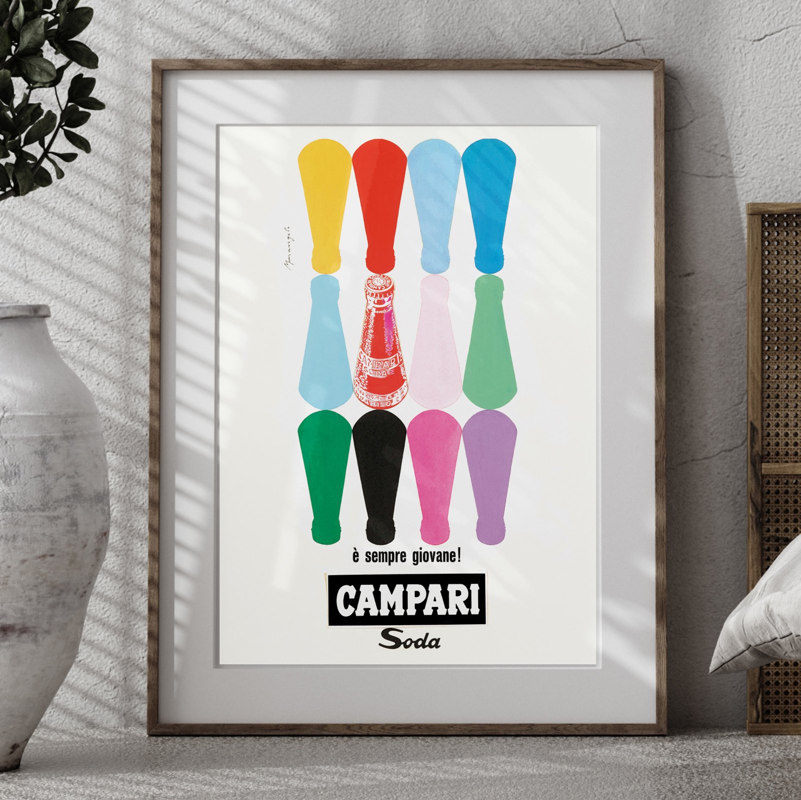Campari Soda è sempre giovane! | Franz Marangolo | Vintage Poster